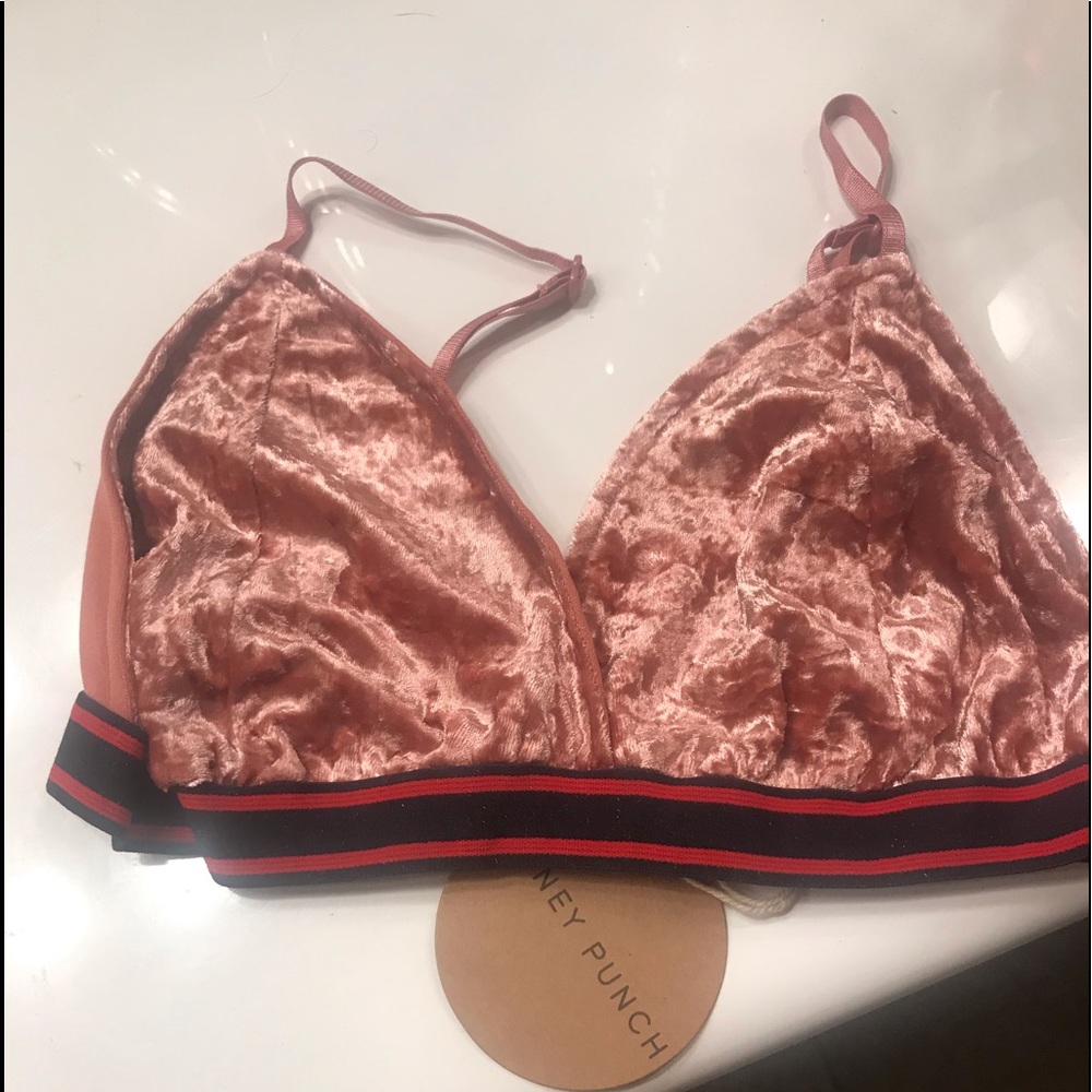 Honey Punch Velvet Bralette